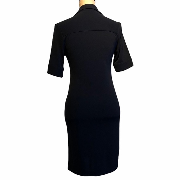 Apostrophe Fitted Buttoned Black Dress Size S - Picture 3 of 15
